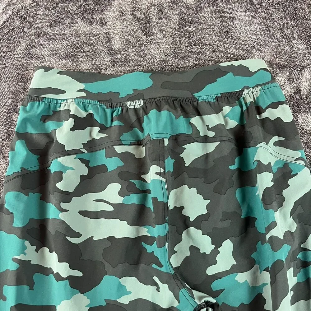 Lululemon Adapted State High-Rise Jogger Crop Heritage 365 Camo Tidewater Teal 6 - Picture 8 of 10
